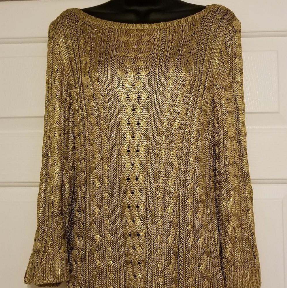Georgeous gold sweater